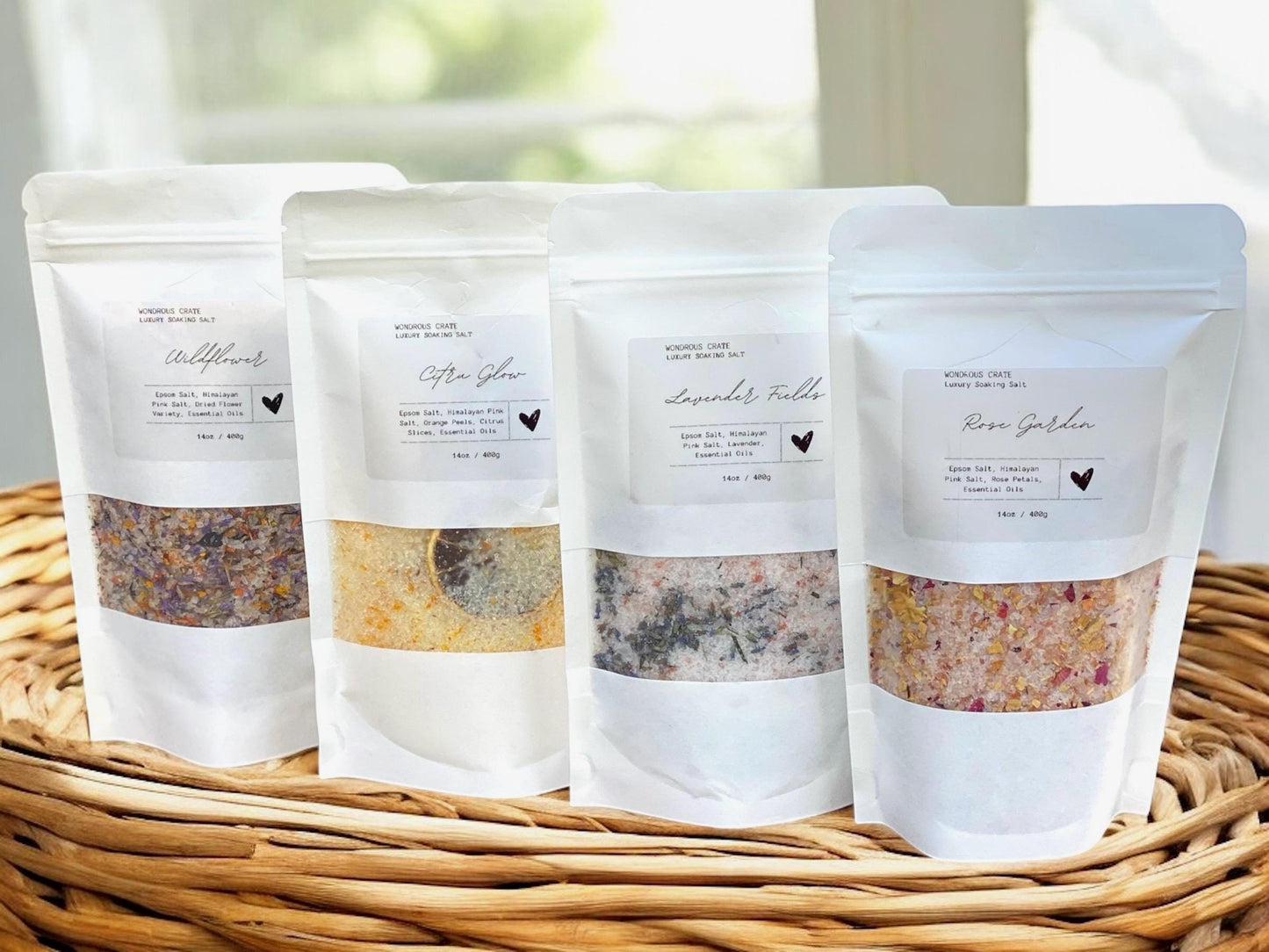 Scented Bath Salts | Gift For Mom | Relaxing Spa Gift | All Natural Bath Salt |Spa Gift for Her | Relaxing Bathsalts | Organic Bath Products